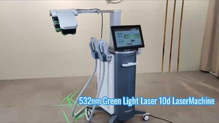 Macchina addominale Ems per la riduzione del grasso laser a luce rossa 532 Nm