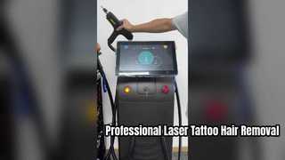 Dual Handle Picosecond Tattoo Removal 3Wavelength 755nm 1064nm 808nm DiodeLaser Pigment Removal Mach