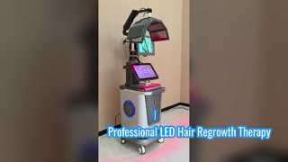 Mesin Terapi Laser Merah Perawatan Kulit Kepala Pertumbuhan Kembali Rambut Perawatan Pertumbuhan Rambut Layar Sentuh Menyegarkan mac