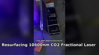 60W Skin Resurfacing Vaginal Tightening RF Tube 10600nm Fractional Co2 Laser Machine